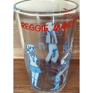 1971 Archie Comics Reggie Makes The Scene Vintage Welch's Jelly Glass